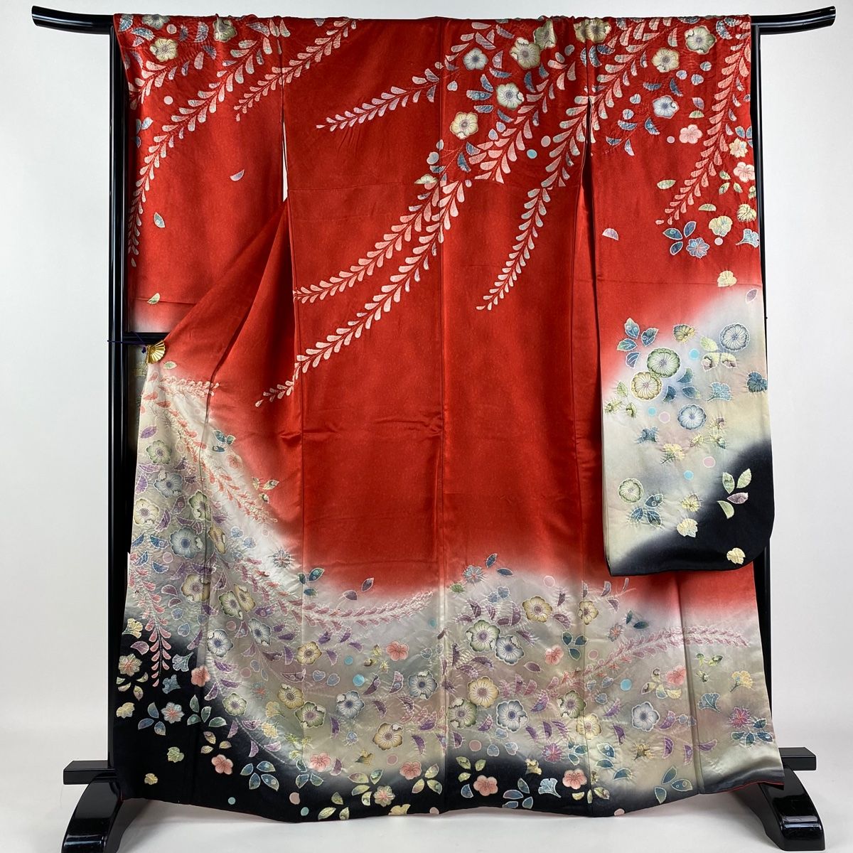 振袖 豪華 刺繍 金彩 銀彩 紋意匠 身丈171cm