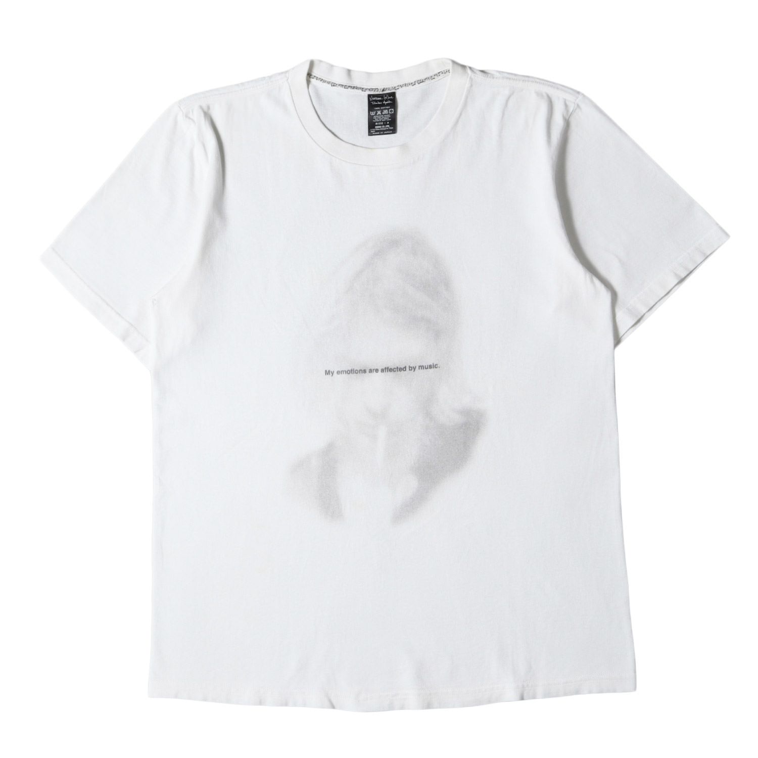 名作　number (n)ine 08ss birds期　編み込みカットソー NUMBER (N)INE ナンバーナイン Tシャツ サイズ:3 08SS BIRDS期 カート