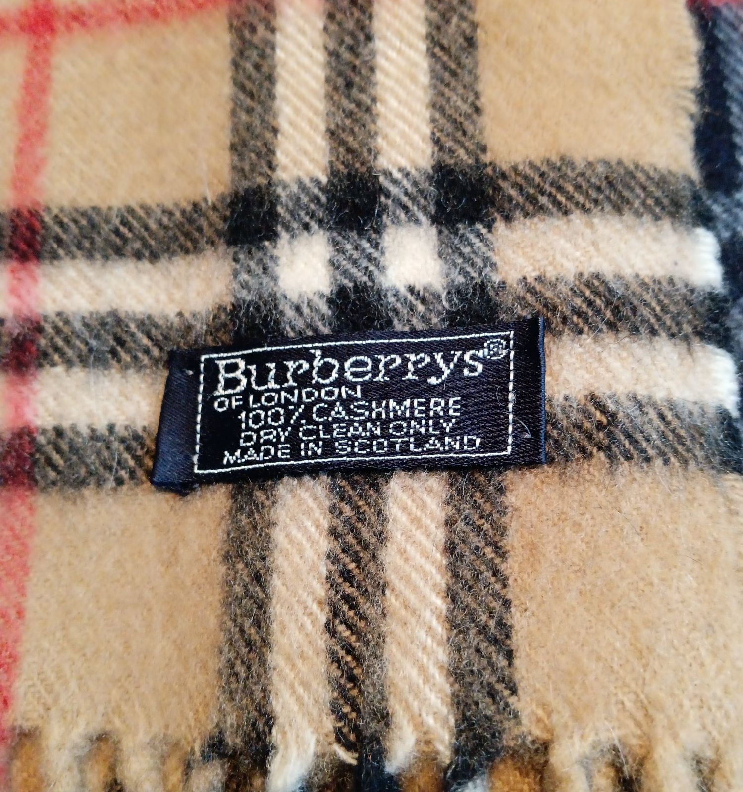 と Burberrys チェック柄 ウールマフラー 2個セット