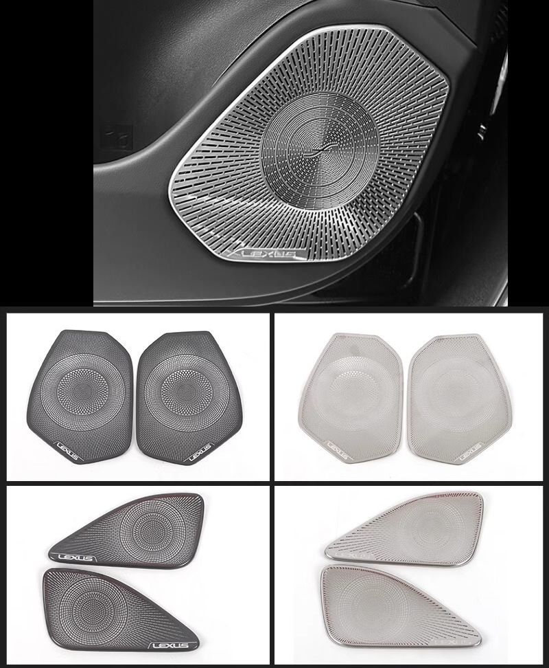 レクサスRX350H/450H RX500Hスピーカーカバー 4点セット高級音響 レクサスRX350H 450H+ RX500H スピーカー カバー4pセット 2色選