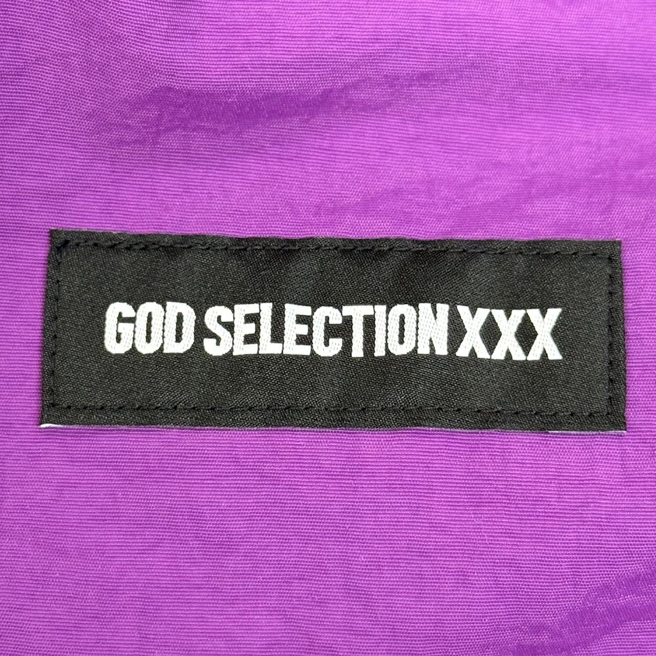 定価24200円 新品 GOD SELECTION XXX GX-S23-SP-02 BOARD SHORTS ボード ショーツ ナイロン ハーフパンツ ゴッドセレクション トリプルエックス PURPLE L  76278A3