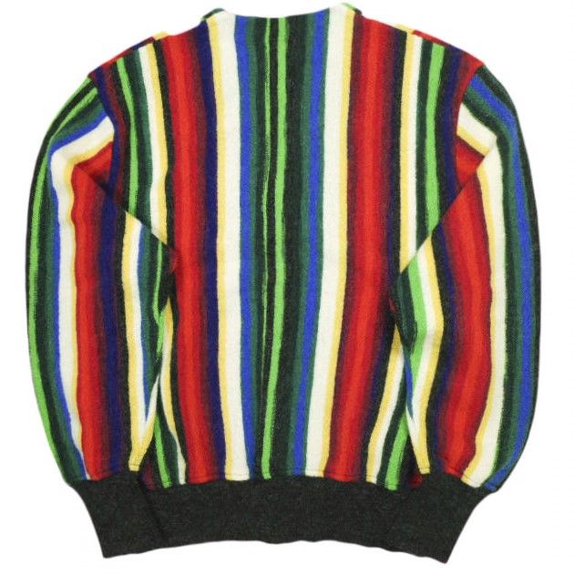 COOHEM コーヘン 23AW 日本製 MULTI STRIPE KNIT CARDIGAN アルパカ