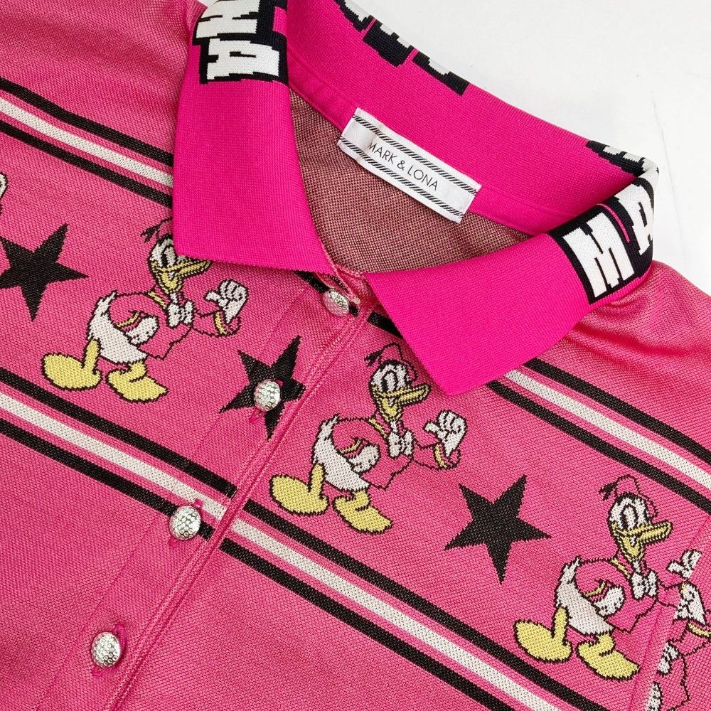 サイズ：M MARK&LONA マークアンドロナ ×Disney 半袖ポロシャツ