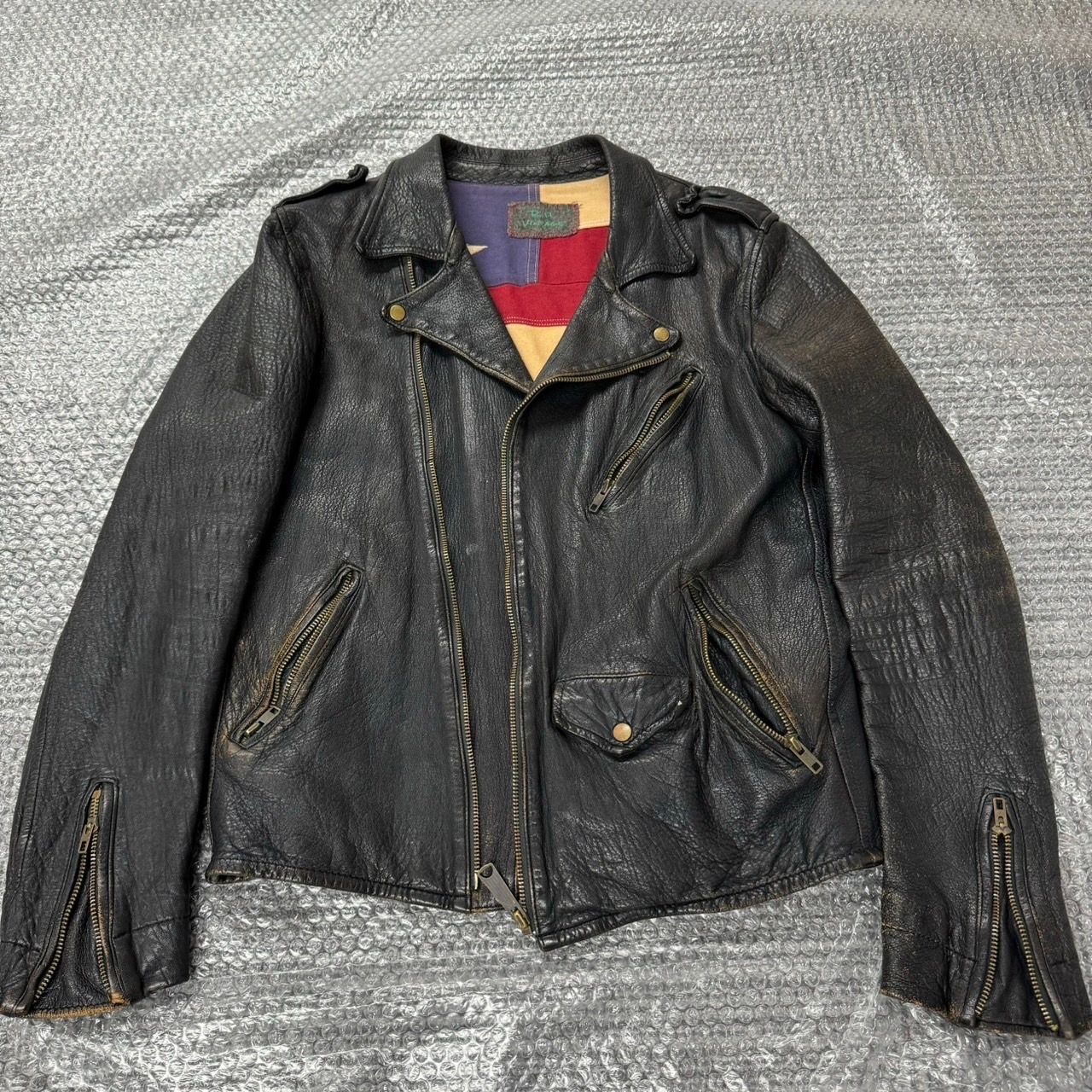 Ron Herman RH Vintage Leather Jacket Mサイズ ロンハーマン アールエイチ ヴィンテージ レザージャケット 中古