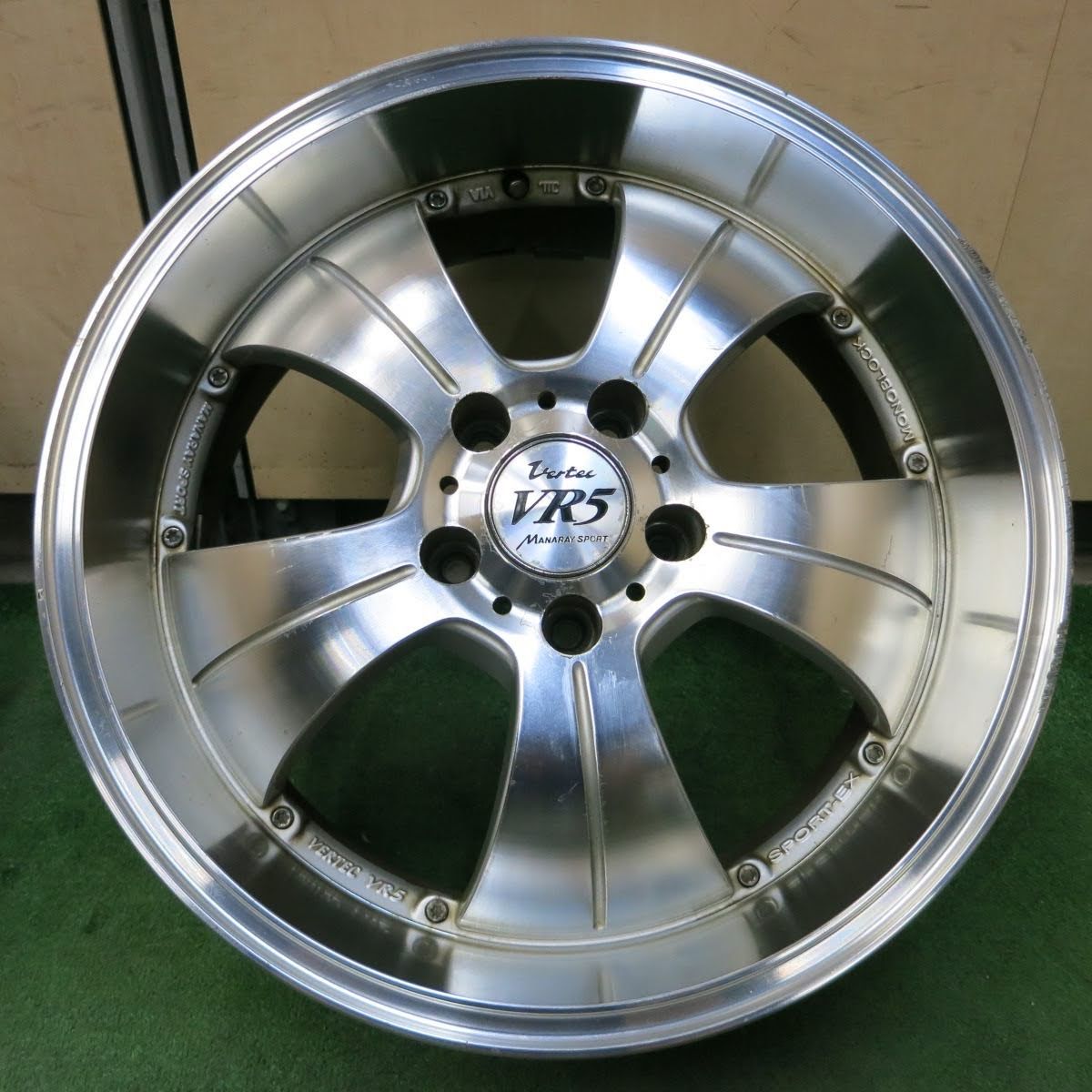 深リム 当時物 マナレイスポーツヴァーテックVR5 二本17インチ
