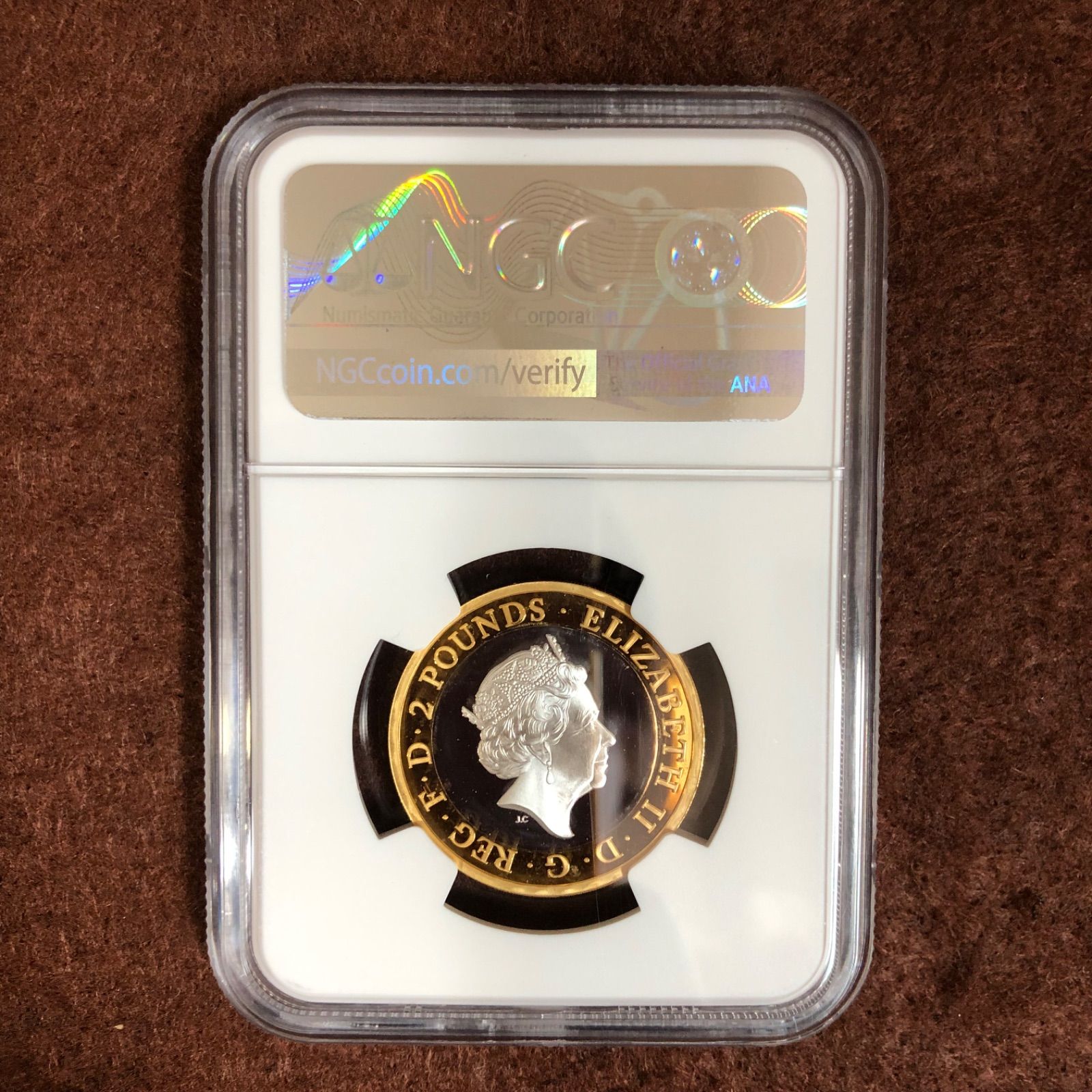 メルカリ最安値2020年 メイフラワー航海 2ポンド ギルト銀貨