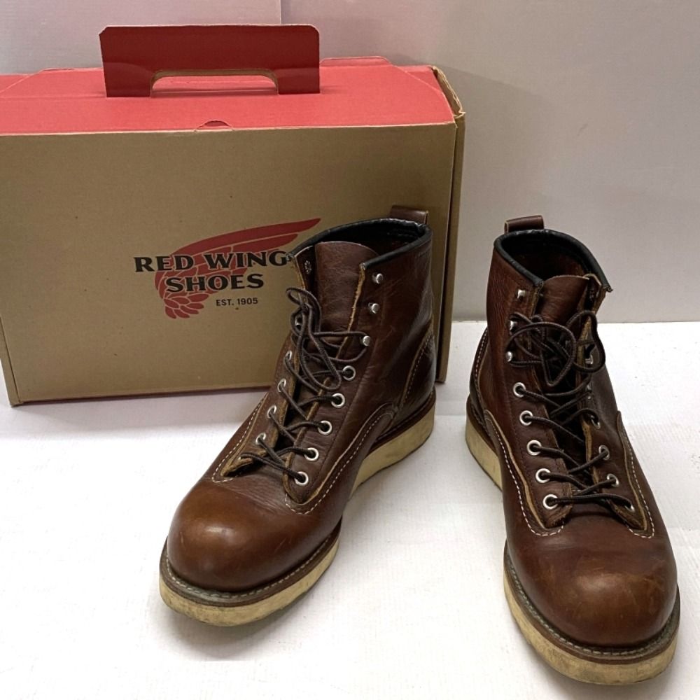 RED WING 2906.11Dラインマンブーツ箱付き RED WING 2906 6inch LINEMAN BOOTS ラインマン / レッド
