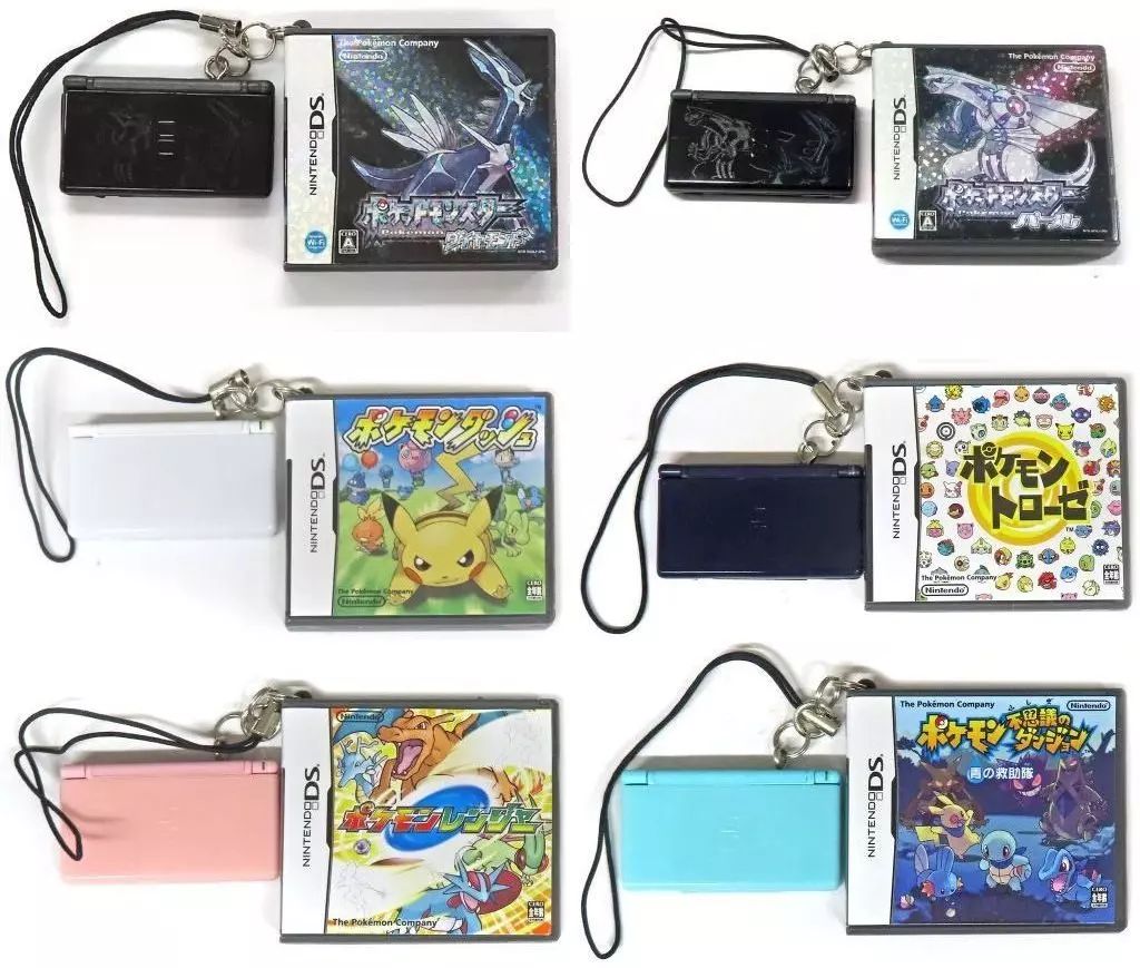 中古】雑貨 全6種セット NINTENDO DS Lite ミニフィギュア＆DSカード 