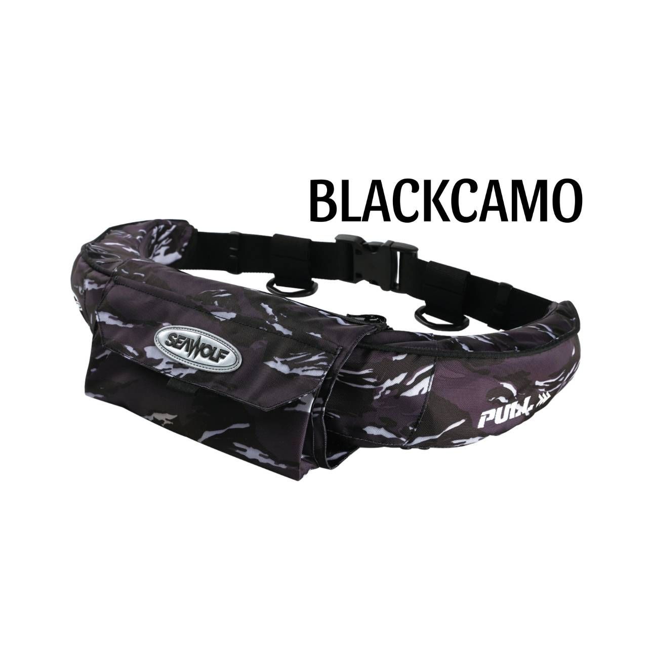 高浮力ライフジャケット 桜マーク タイプA 救命胴衣 腰巻 SW-J-F08 ブラックカモ