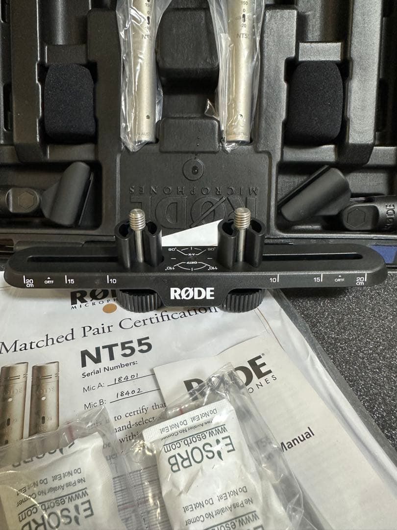 RODE NT55 Matched Pair ペア ケース付き 美品 スタンド RODE NT55 Matched Pair ペア ケース付き 美品 スタンド - メルカリ