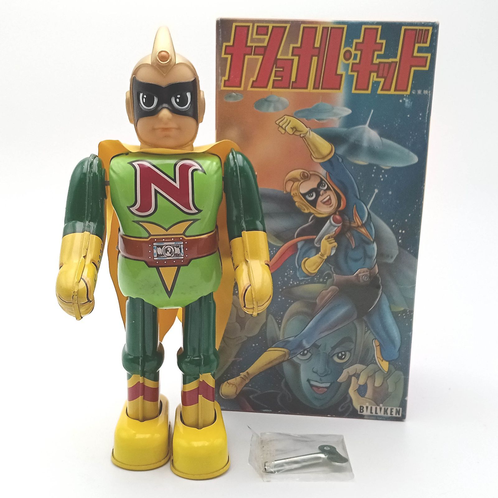 ビリケン商会 ナショナルキッド ブリキ ビリケン商会 ナショナルキッド ブリキ ゼンマイ歩行 東映認証シール