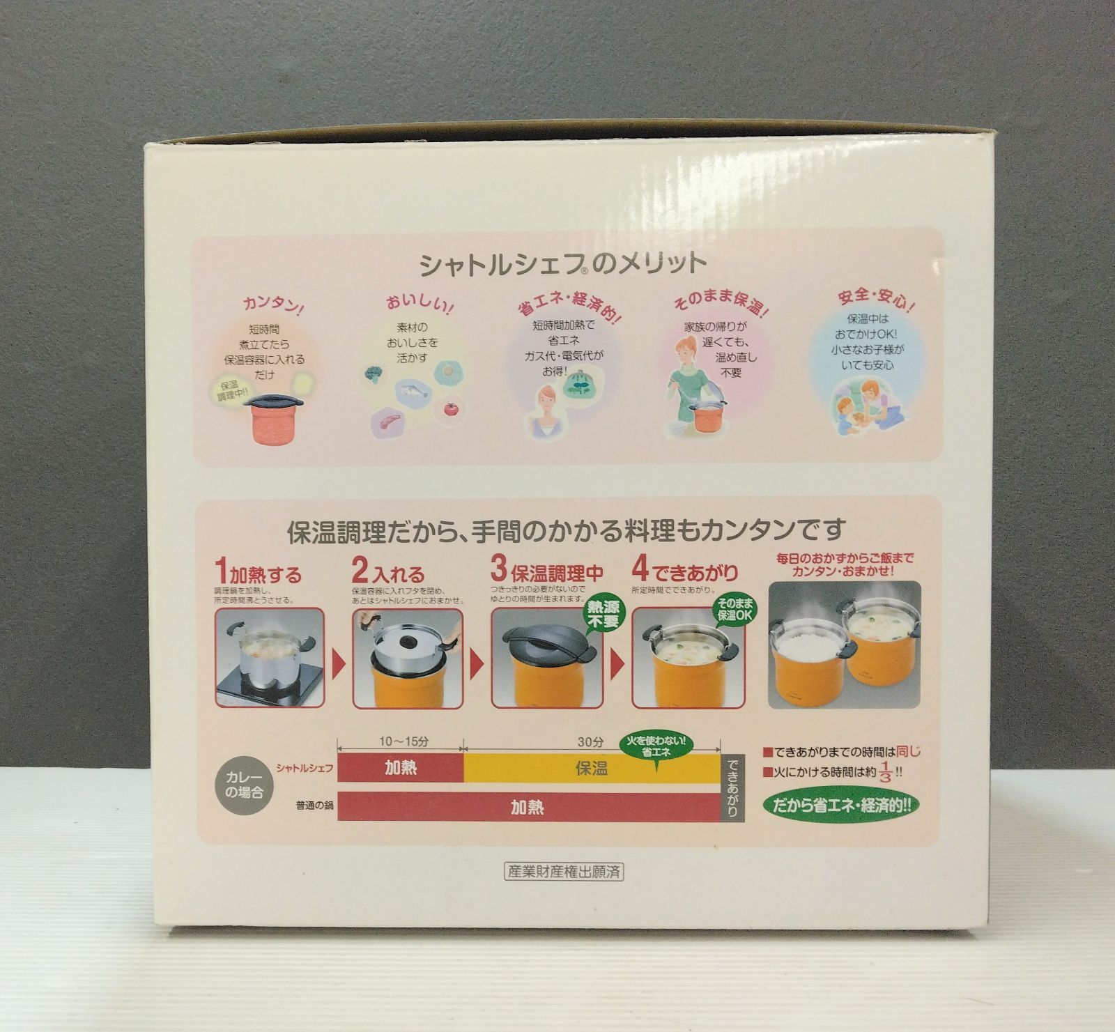 真空保温調理器シャトルシェフ