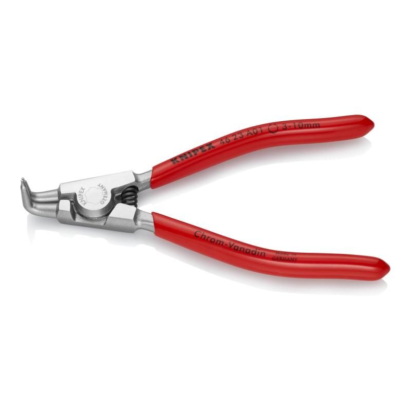 クニペックス KNIPEX 4623-A01 軸用スナップリングプライヤー 曲