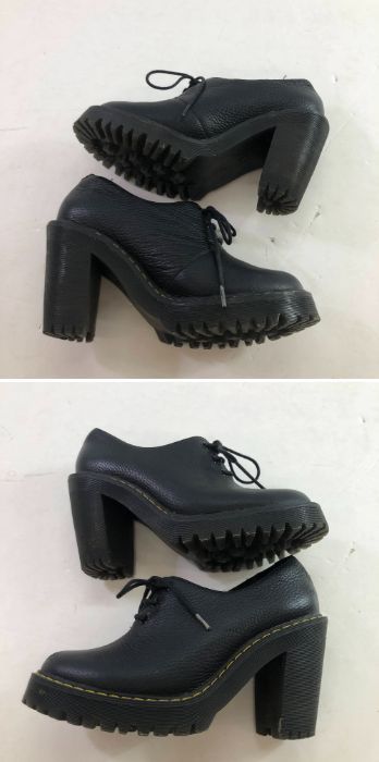 04w4711∞ Dr.Martens ドクターマーチン SALOME Ⅱ サロメ2 ヒール ブーツ ブラック UK4 八王子店 KIN-KAAI_COM