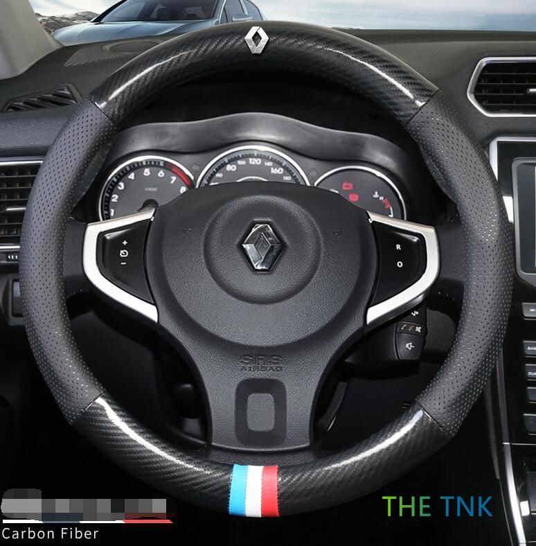 新品！ルノー Renault  O型  ハンドルカバー 炭素繊維 ステアリングカバー  番号04 全車種対応 MATCHBOX RENAULT KANGOO