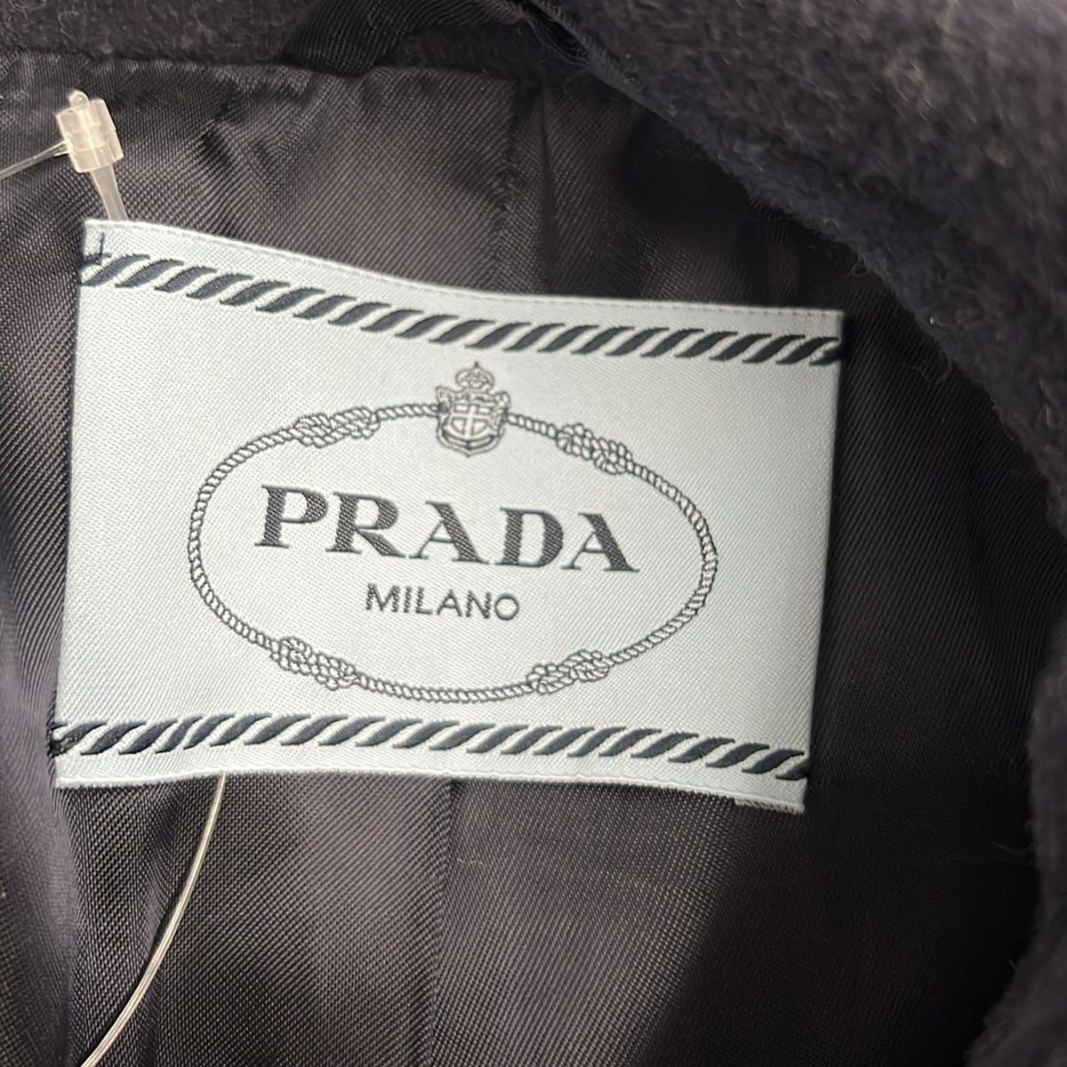 PRADA(プラダ) コート サイズ36 S レディース - ネイビー 長袖/冬 - メルカリ