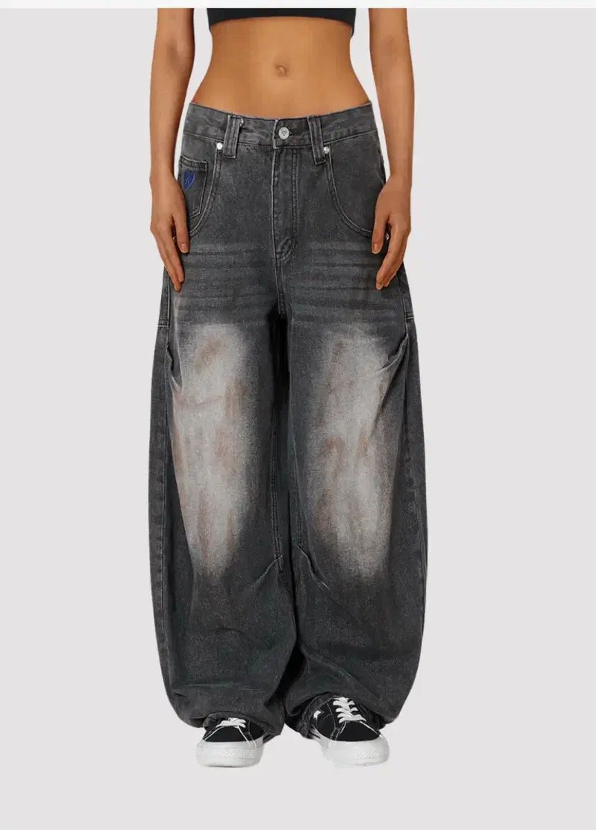 Aelfric Eden エルフリック エデン ウォッシュ デニム 樽 パンツ