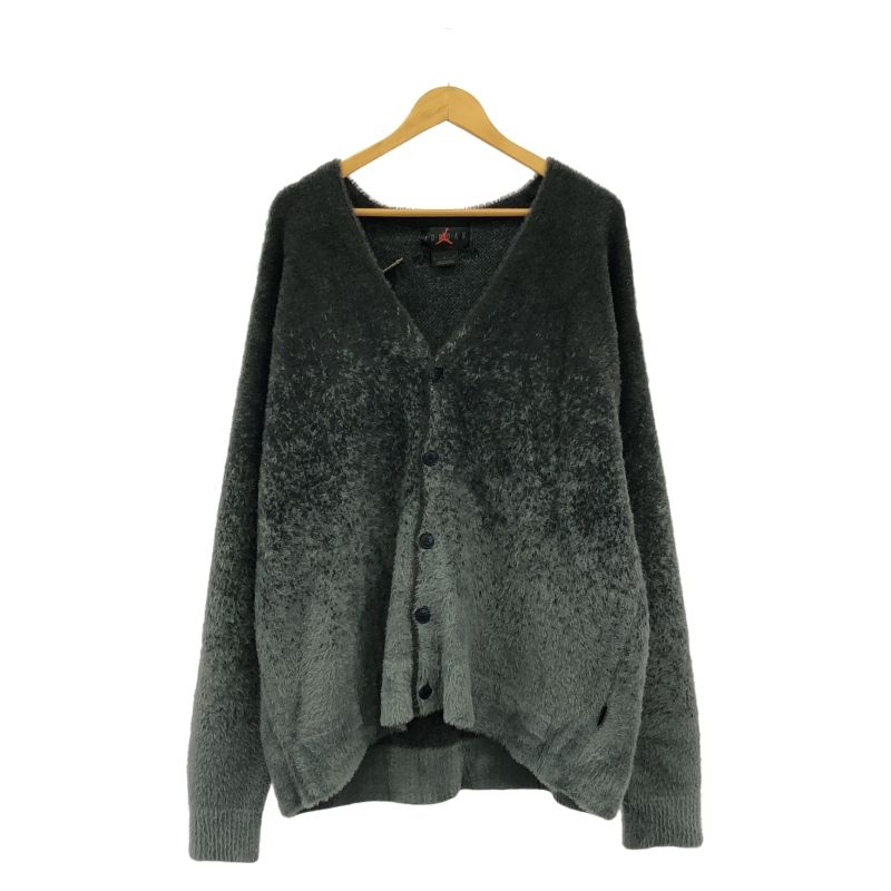 中古】NIKE JORDAN BRAND M J AIR JDN CARDIGAN DK SMOKE GREY XL