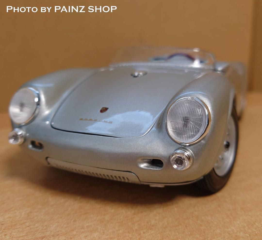 1/18 ポルシェ550A スパイダー 1955 シルバー Porsche