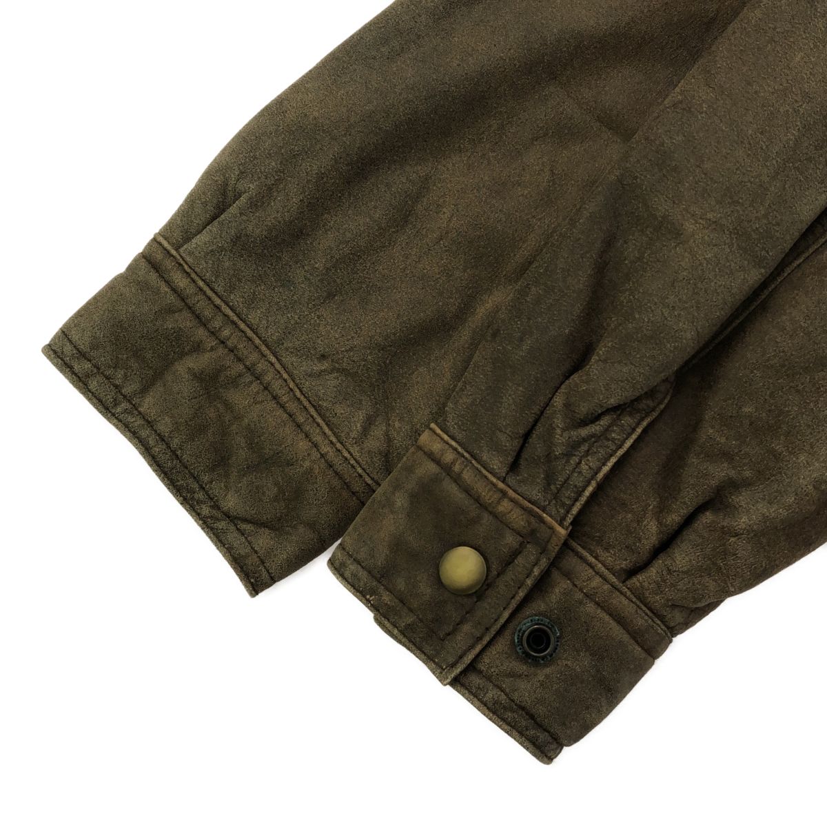 SUNTORY サントリー 90's~ BOSS COFFEE ボス革ジャン レザージャケット エンボスロゴ 非売品 Lサイズ