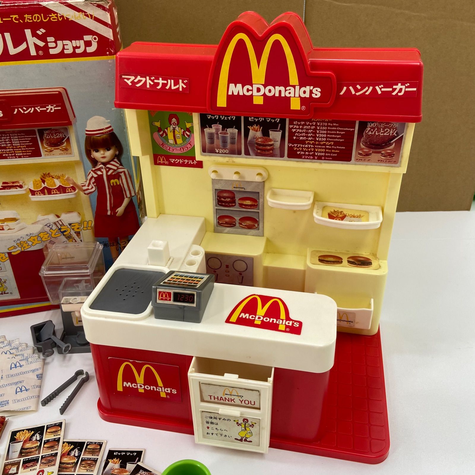 希少】【レトロ】リカちゃんのマクドナルドショップ ☆超希少☆リカ