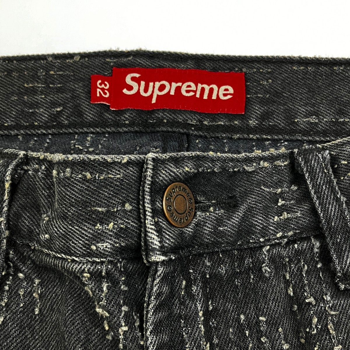 ▽▽シュプリーム ニードル パンチ レギュラー デニム W32 23AW ▽▽Supreme シュプリーム ニードル パンチ レギュラー デニム W32
