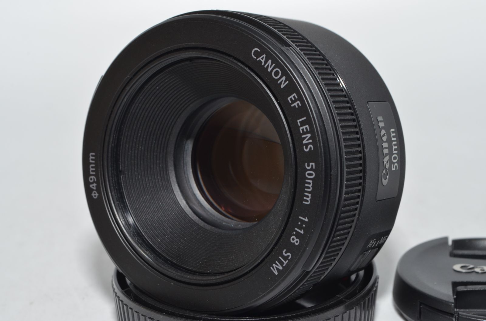 250528☆ほぼ新品☆ Canon 単焦点レンズ EF50mm F1.8 STM フルサイズ 
