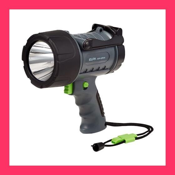 まとめ）ELPA LEDパワーライトホイッスル付ストラップ DOP-LSP010 1個