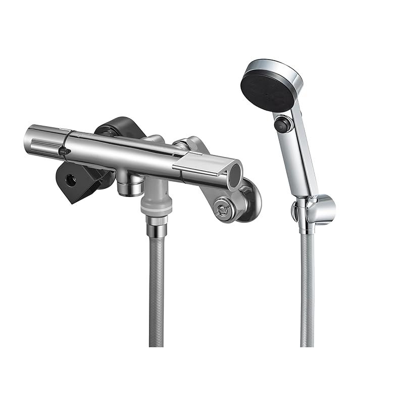 SANEI サンエイ サーモシャワー混合栓 メッキ 節水シャワー 手元ストップ 断熱ボディ 一般地用 SK1811CT-N 1