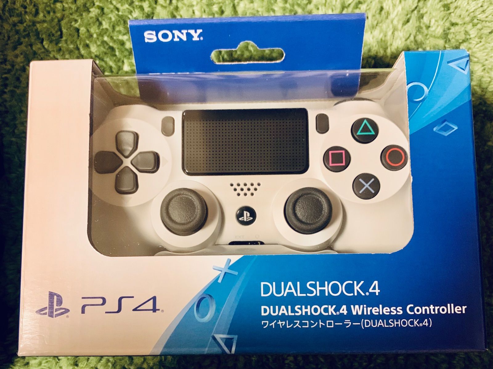新品 PS4コントローラー純正品グレイシャー・ホワイト - メルカリ