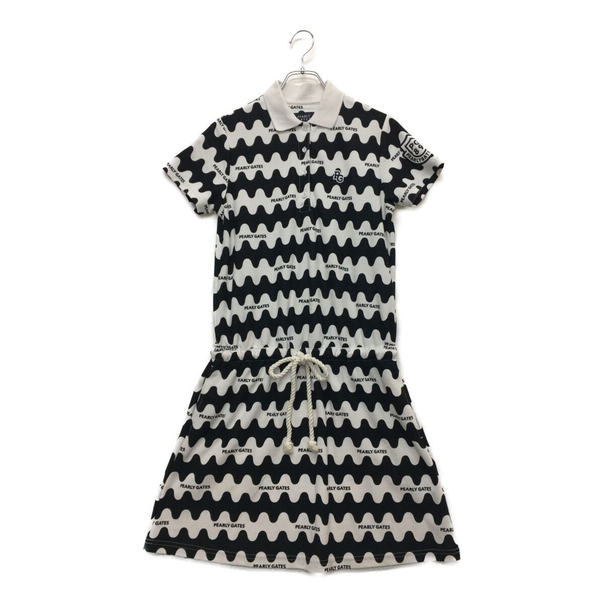 中古 レディース パーリーゲイツ PEARLY GATES ワンピース 1(M) 白×紺