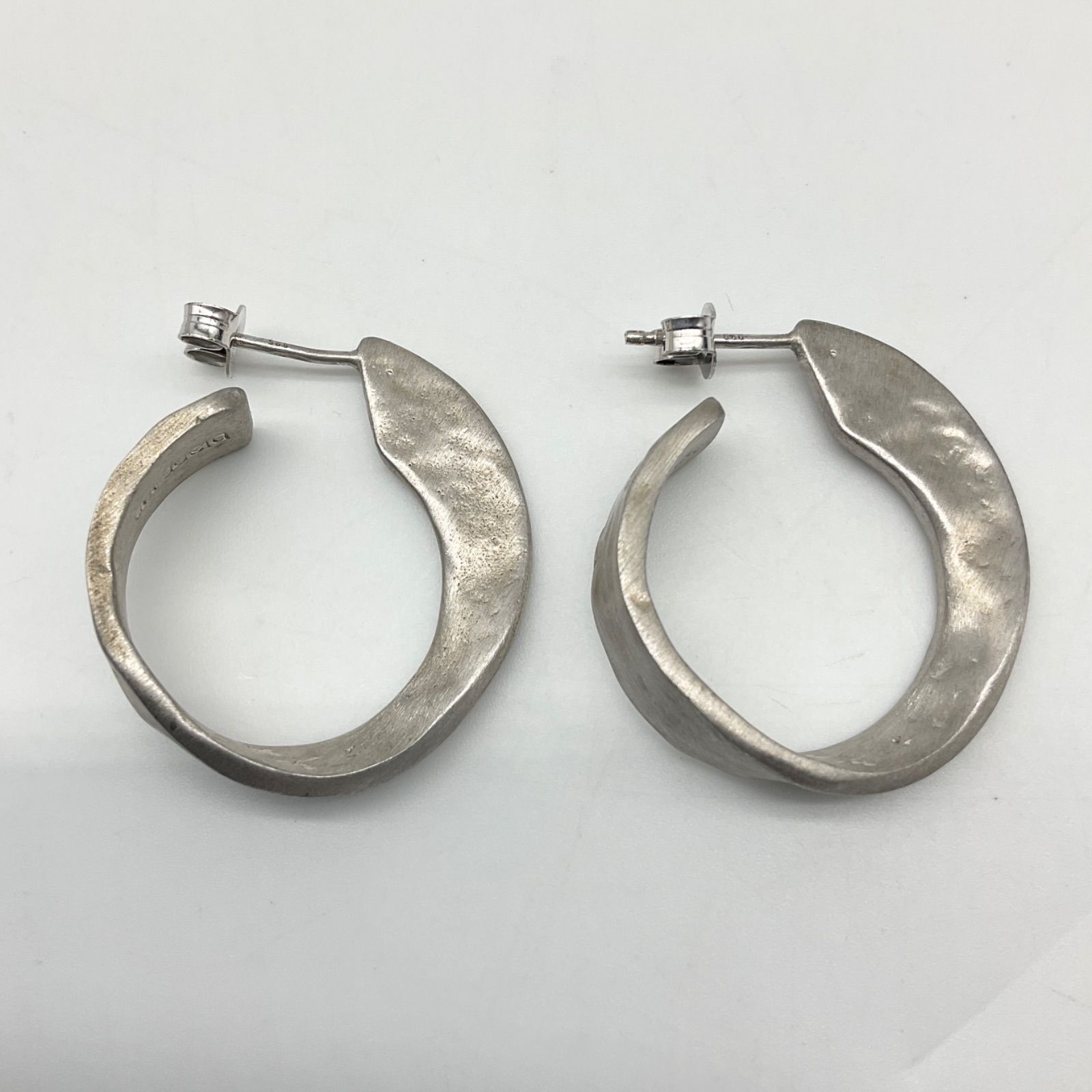 e*E様 blanc iris /ブランイリス/シルバーフープピアス e*E様 blanc iris /ブランイリス/シルバーフープピアス blanc