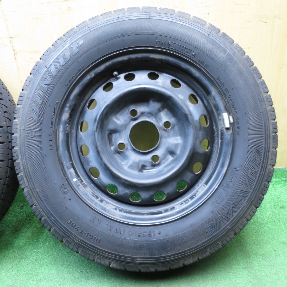 21年165R14 8PR ダンロップ エナセーブ VAN01 ホイール