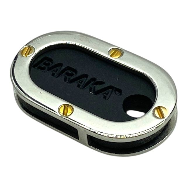 バラカ ペンダントトップ チャーム タグ キーホルダー 替えパーツ シルバー ブラック レッド クリア グリーン カモフラ ホワイト BARAKA