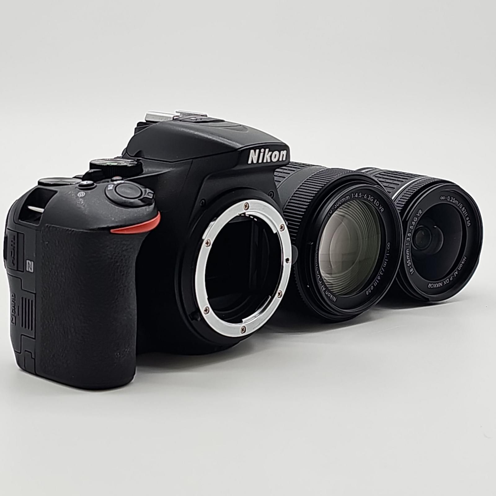 ニコン D5600ダブルレンズキット （格安レンタル】Nikon D5600