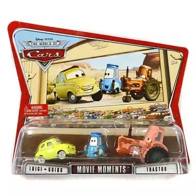 中古】ミニカー ルイジ＆グイド＆トラクター 「カーズ」 MOVIE