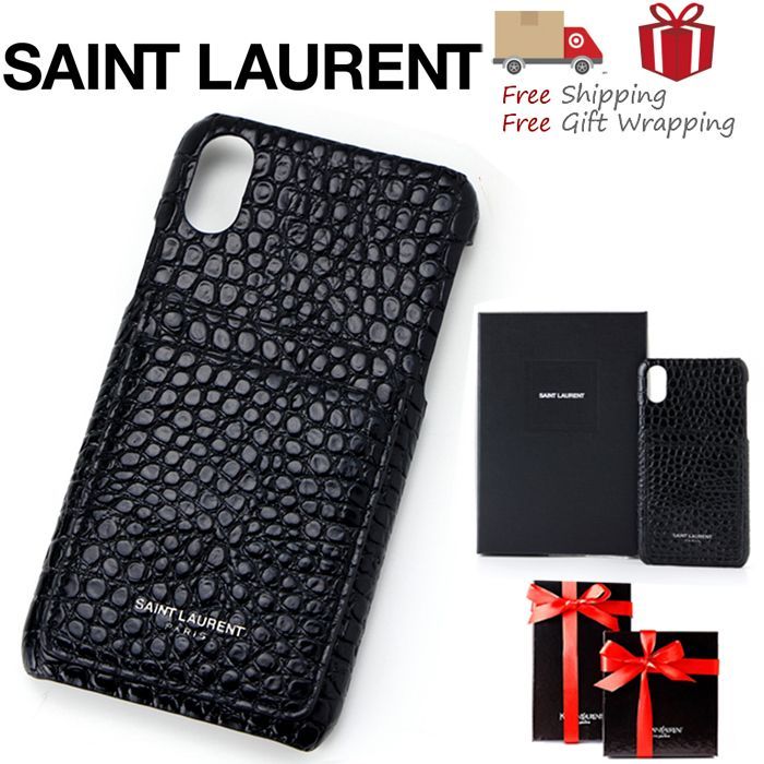 SAINT LAURENT iPhone X, Xs用ケース ギフト対応可 - メルカリ