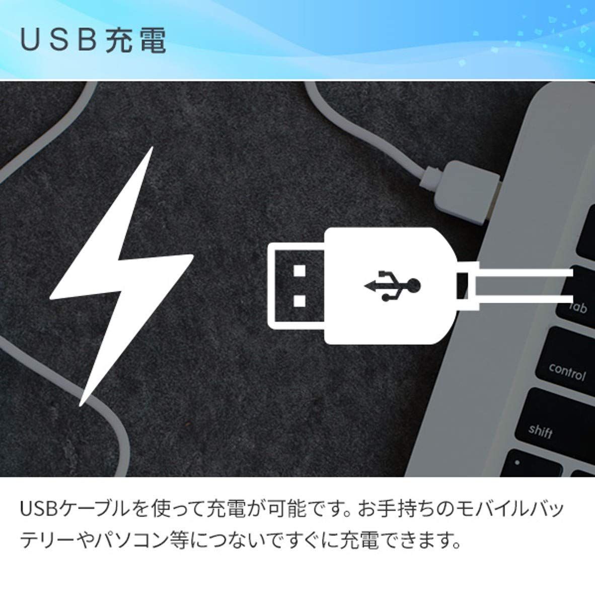 山善] ハンディファン 携帯扇風機 首掛けタイプ カメラ型 熱中症対策