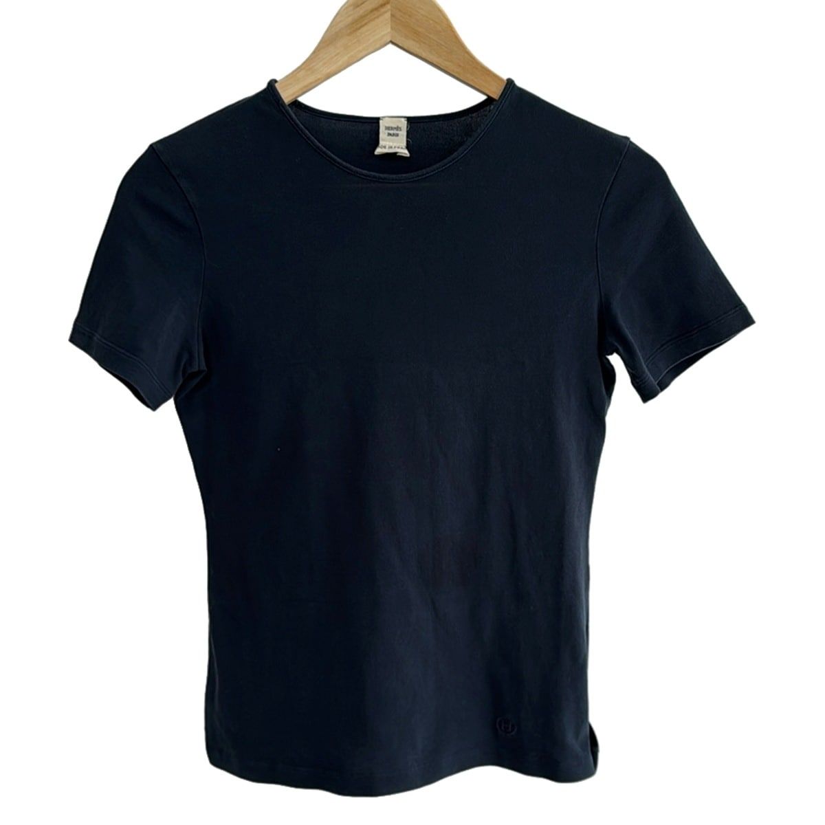 HERMES エルメス 半袖Tシャツ サイズ34 S レディース - 黒 クルーネック
