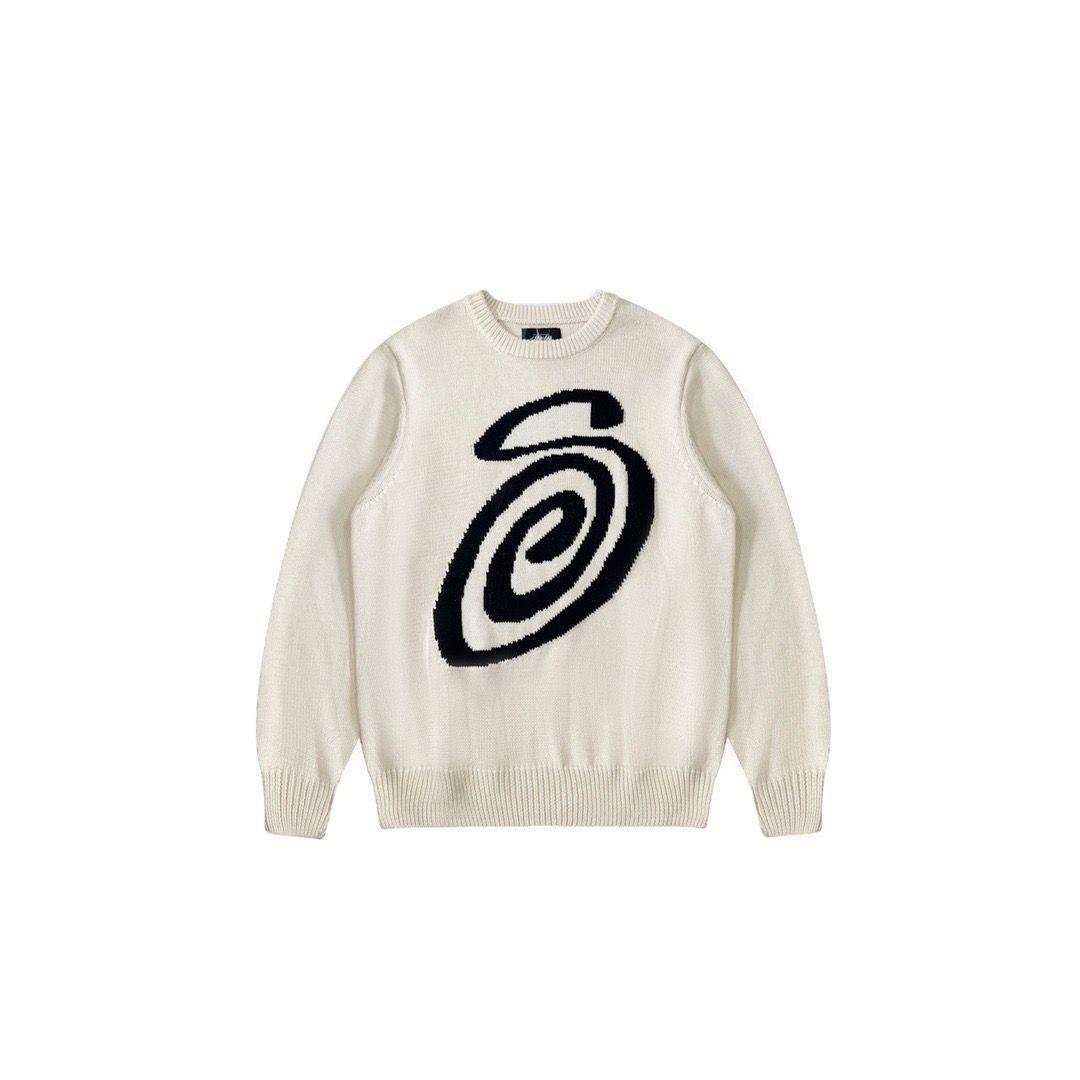 STUSSY Sのデザインのニットセーター 男女兼用