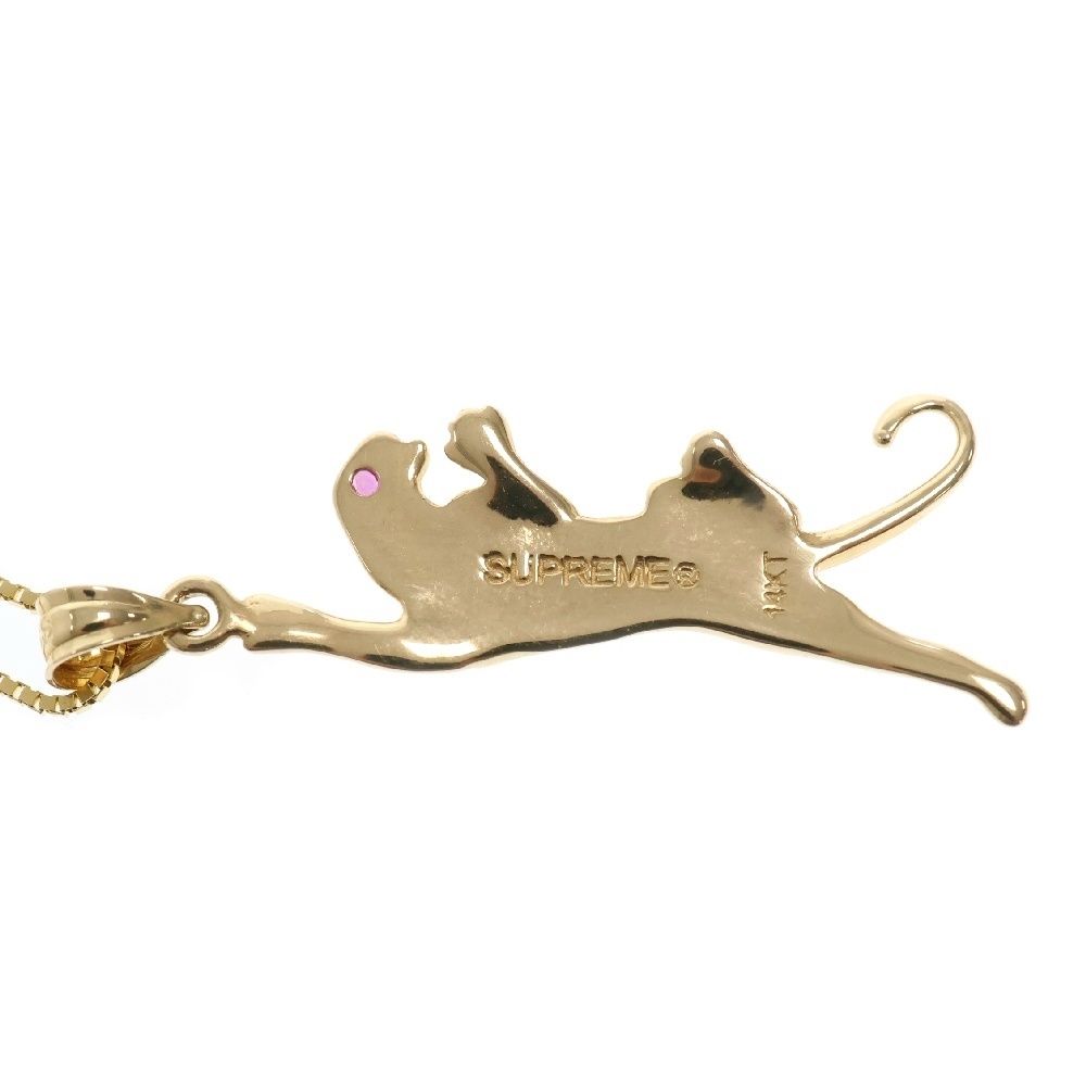 SUPREME (シュプリーム) 18AW 14K Panther Gold Pendant パンサー  