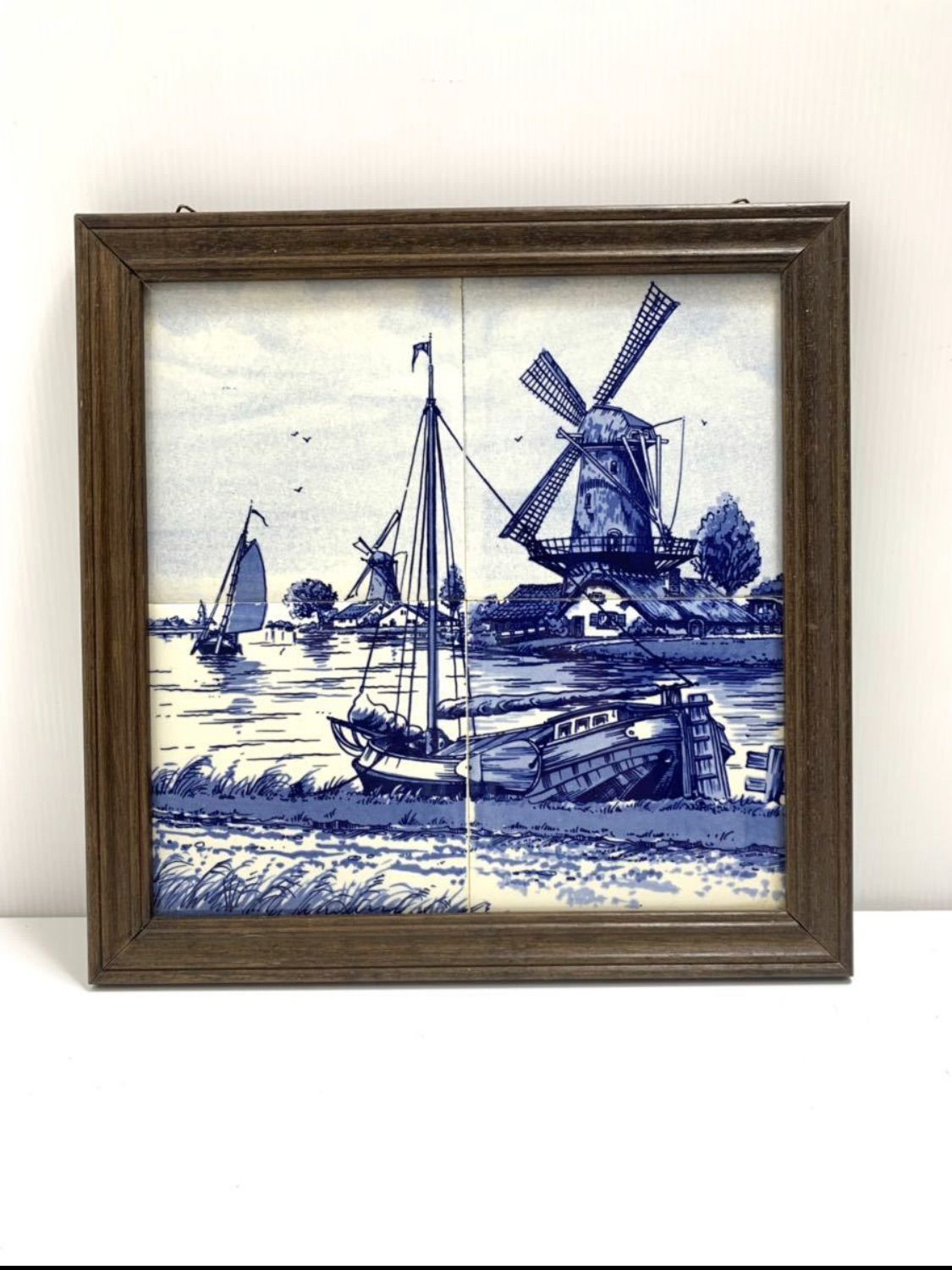 伝統的なオランダデルフト焼 DELFT BLUE HANDPAINTED HOLL AND 手描き