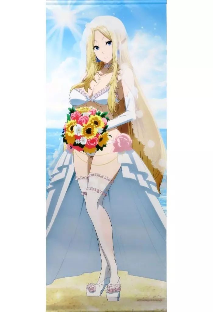 タペストリー アルファ 等身大タペストリー ウエディング水着ver. 陰の実力者になりたくて! C104グッズ