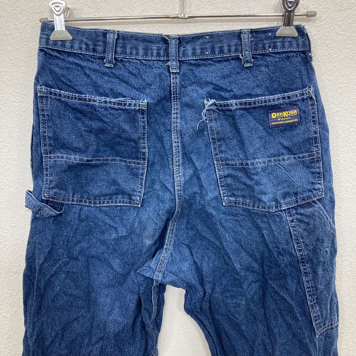 OSHKOSH ペインターパンツ アメリカ製 70s 42TALON 紙タグ 70s Oshkosh