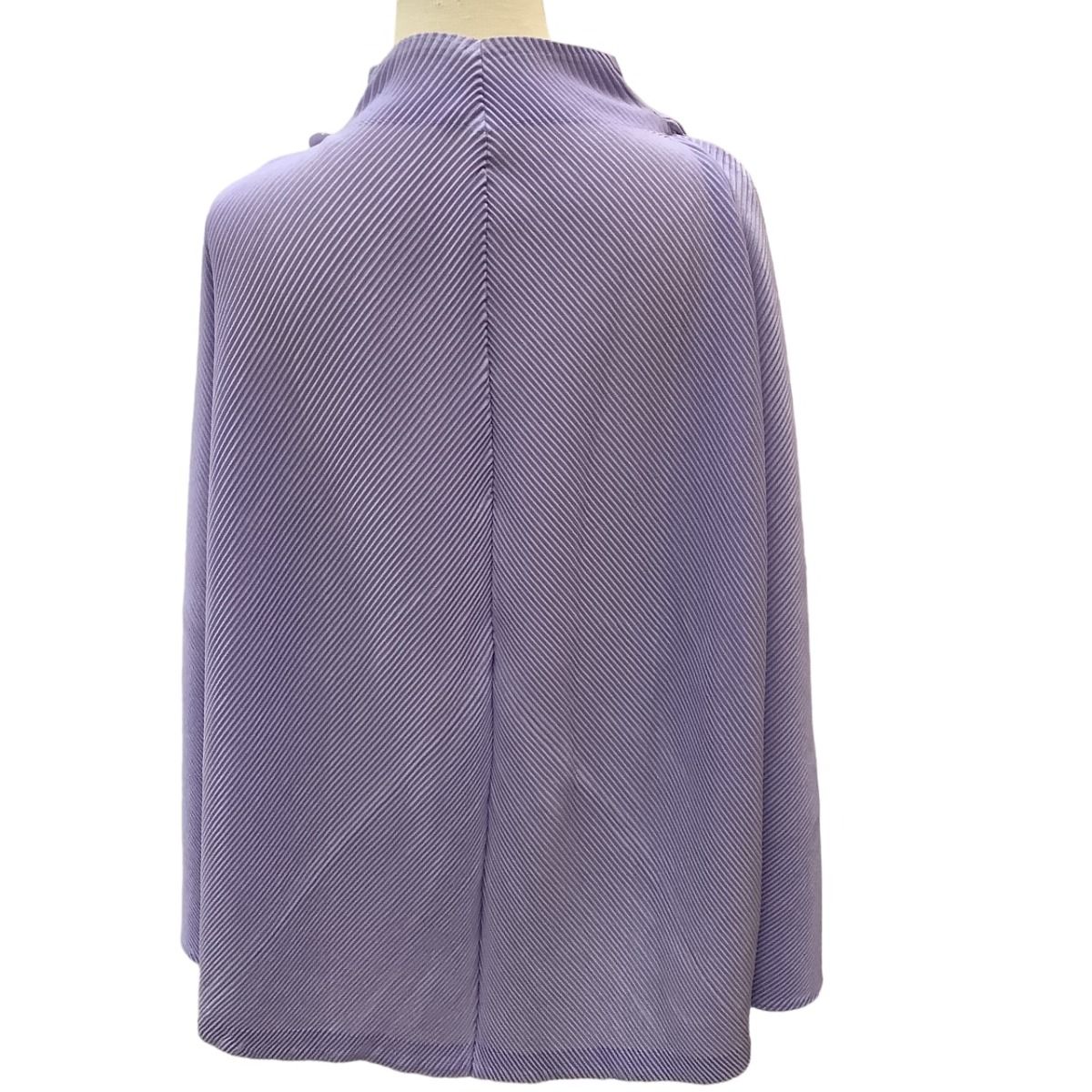 ISSEY MIYAKE イッセイミヤケ 変形 プリーツ  カーディガン SIZE 2 IM12FD920 ラベンダー やや傷や汚れあり ISSEY MIYAKE - ♪♪ISSEY MIYAKE イッセイミヤケ 変形 プリーツ