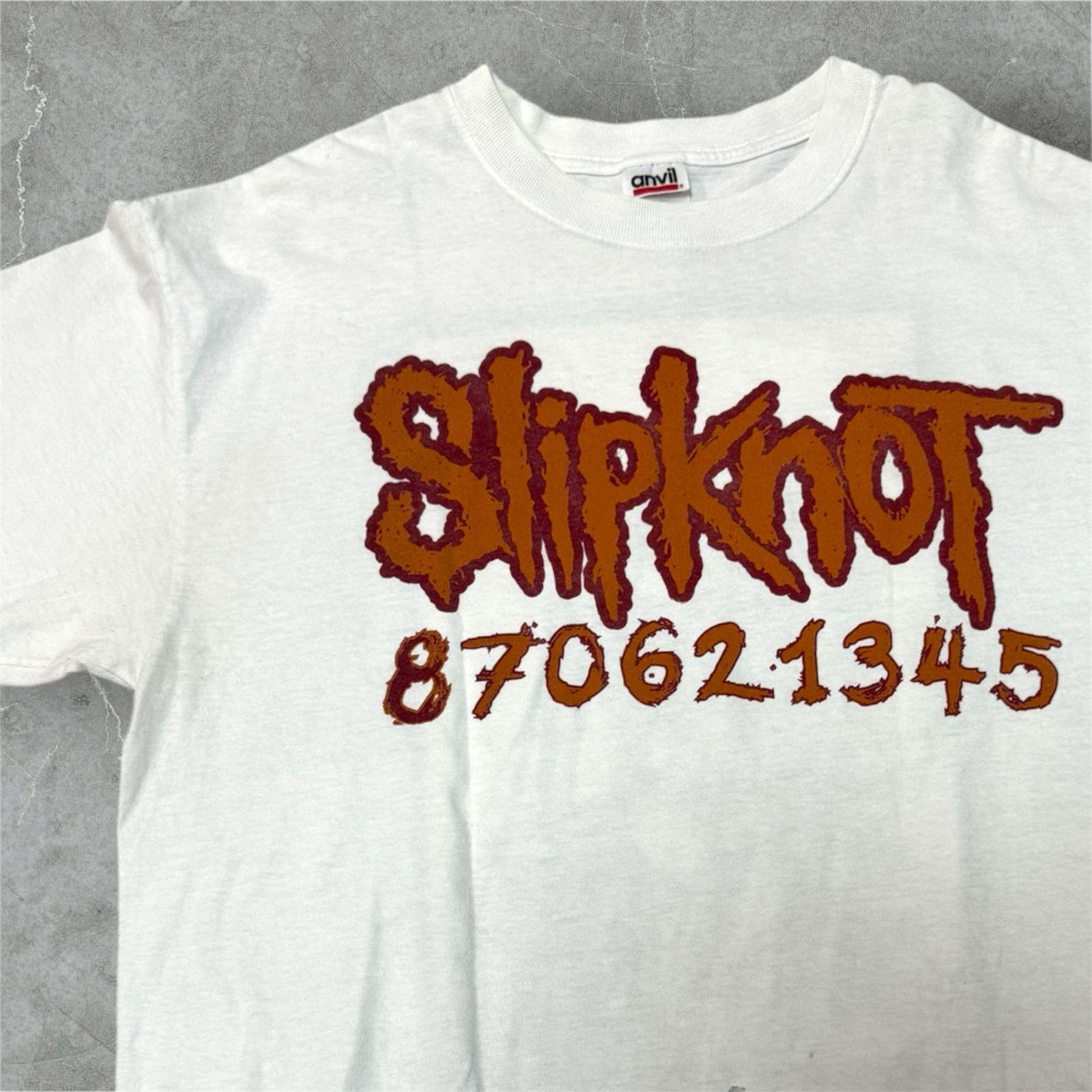 00's Y2K Vintage SLIPKNOT 870621345 COREY T-Shirt WHITE XL
