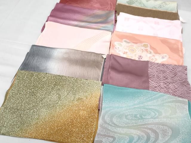 平和屋着物★和装小物　上質な帯揚げ　10枚セット　逸品　AAAO7924ps 平和屋着物☆和装小物 上質な帯揚げ 10枚セット 逸品 AAAO7924ps