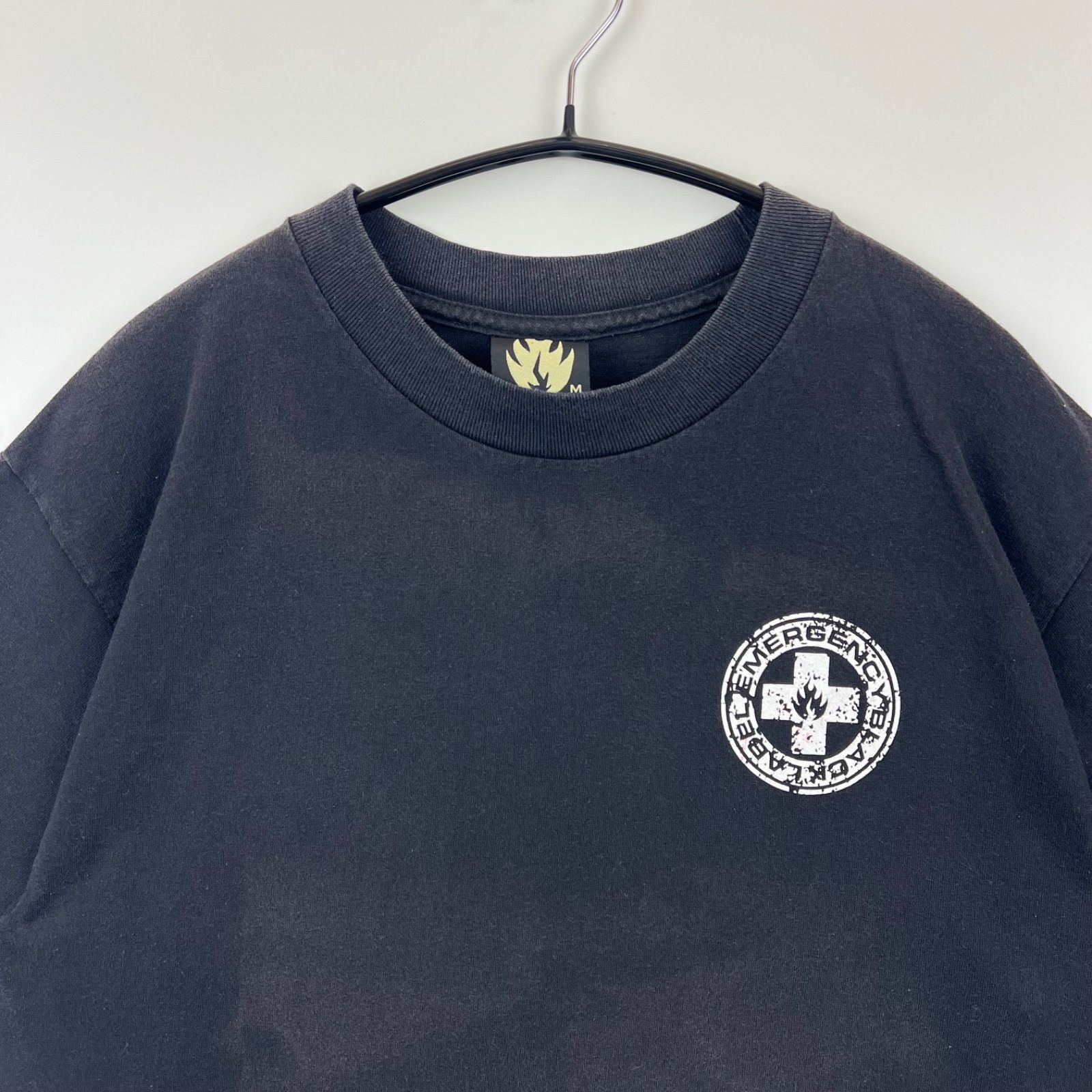 BLACK LABEL skateboards 90s duane peters skull Tee M DP