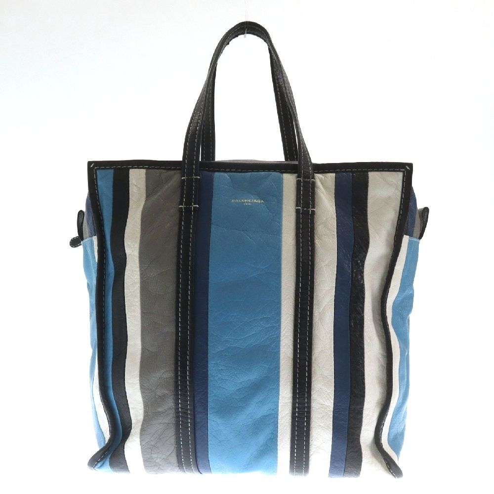 BALENCIAGA (バレンシアガ) バザールショッパーM レザートートバッグ