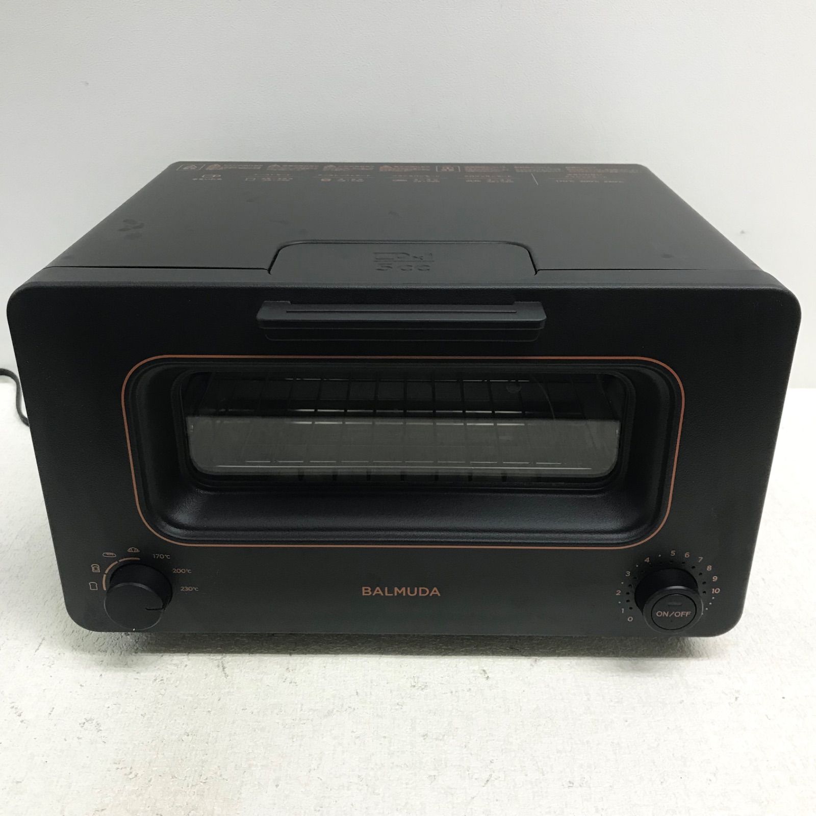 M1031B6 BALMUDA バルミューダ スチームトースター K05A-BK ブラック 
